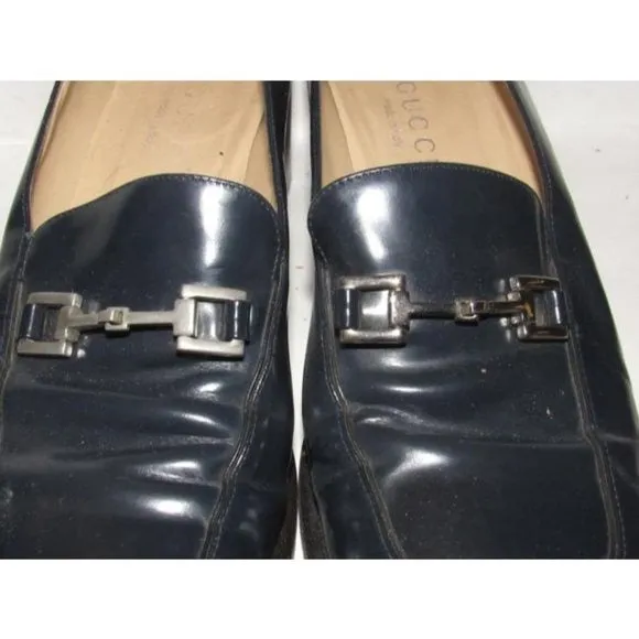 Gucci Midnight Blue Vintage HorseBit Pump