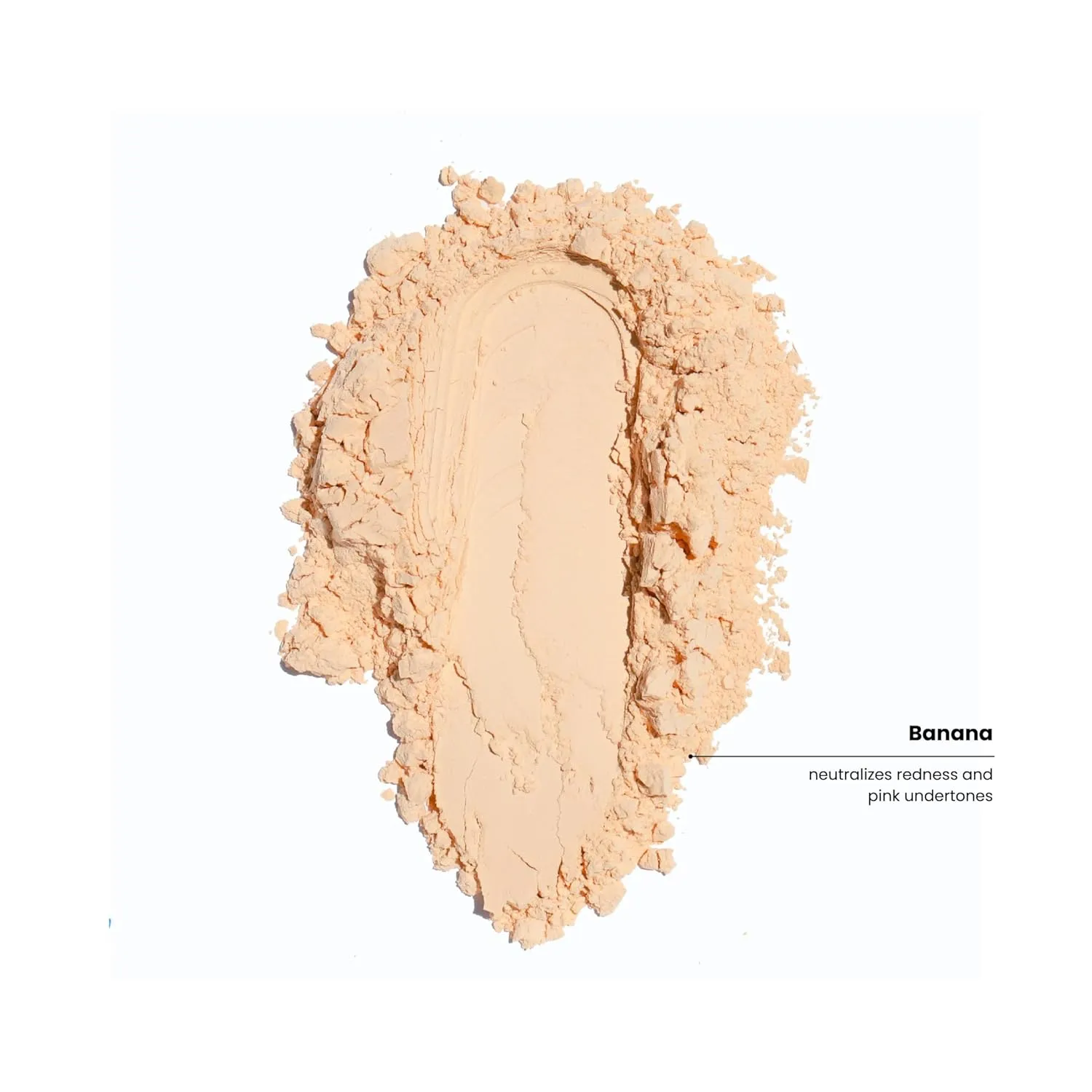 Half Caked Star Bright Loose Setting Powder, Included Puff, Vegan & Cruelty-Free (Banana, 8.2g)