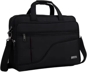 Handheld Laptop Case, Oxford Fabric, Men Computer Satchel Bag, Water Resistant, Portable Work Bag W/Strap, for Business Office College Travel, Laptop Briefcase