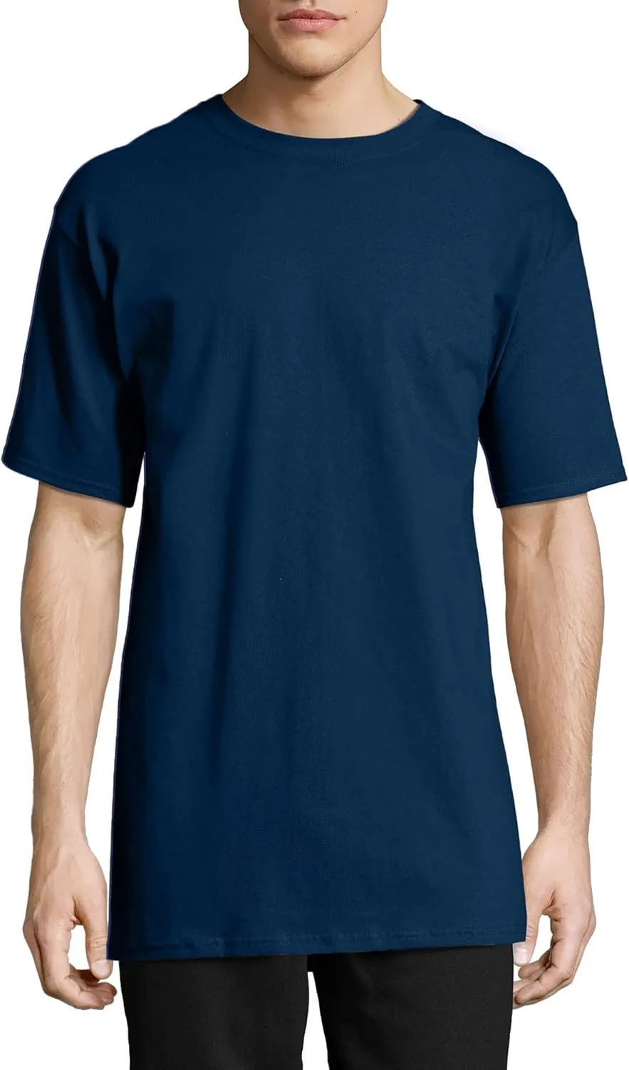 Hanes Men's Beefy-t T-Shirt, Heavyweight Cotton Tee, 1 Or 2 Pack, Big & Tall