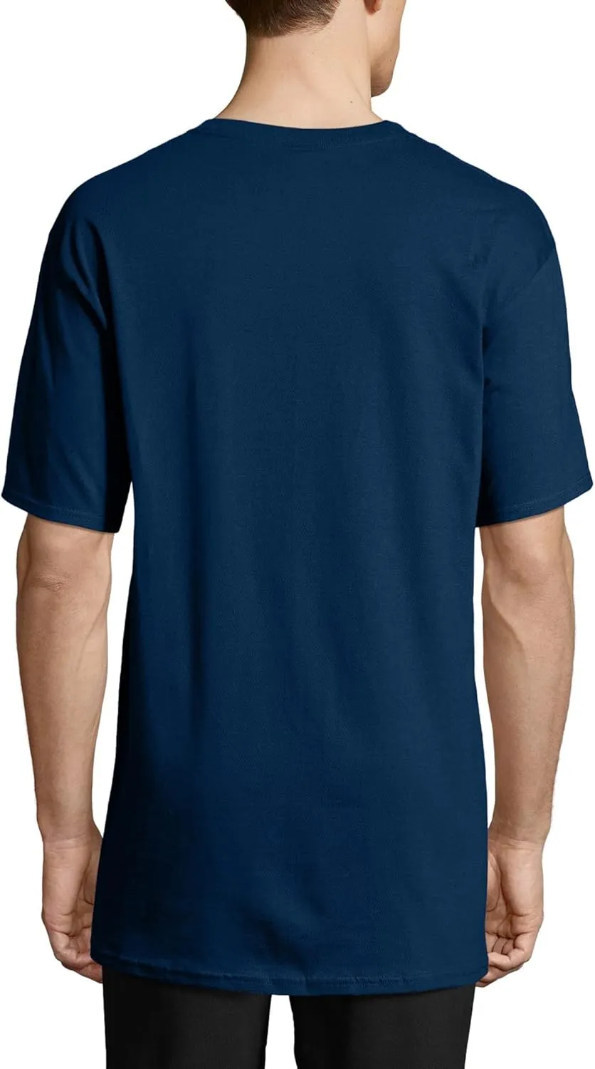 Hanes Men's Beefy-t T-Shirt, Heavyweight Cotton Tee, 1 Or 2 Pack, Big & Tall