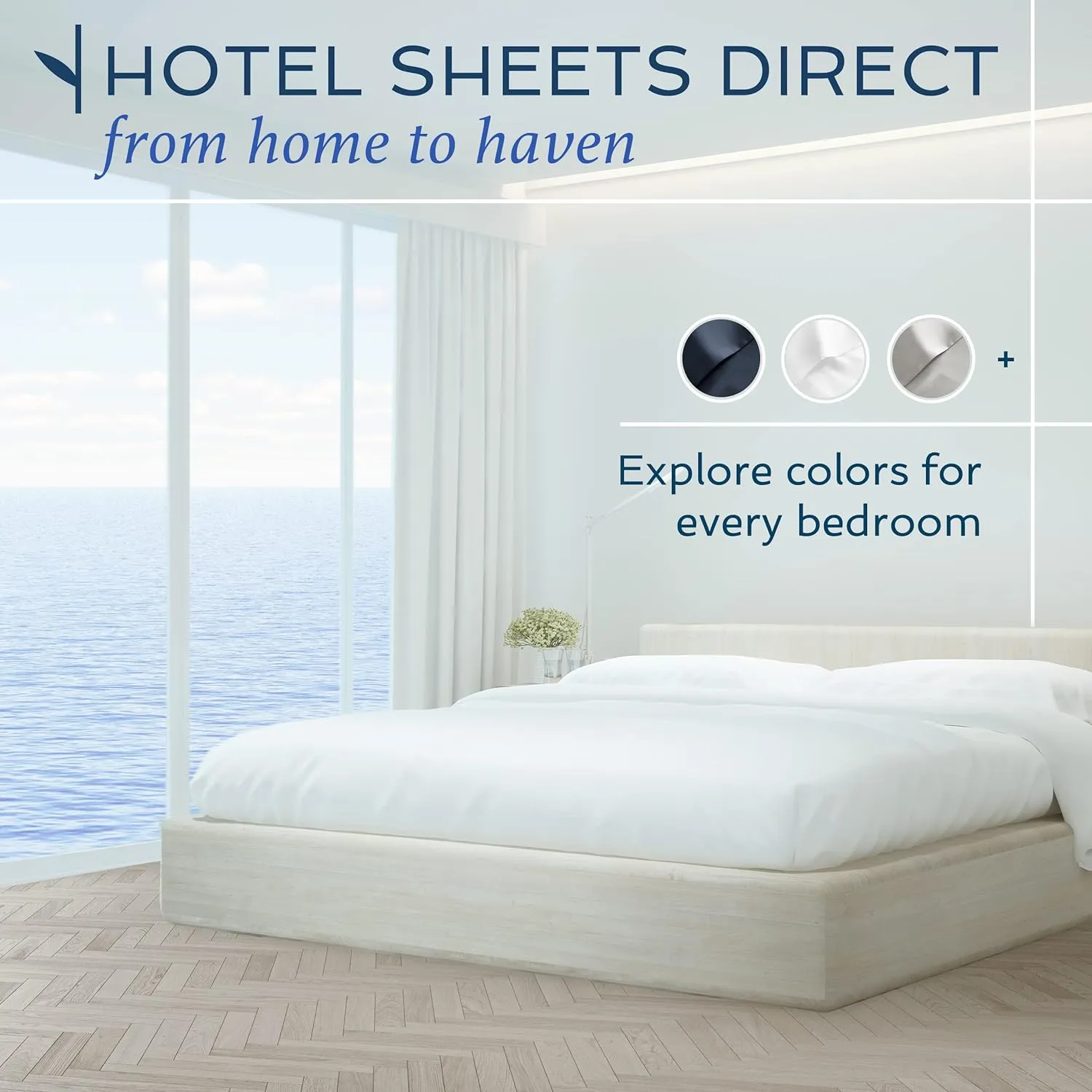 Hotel Sheets Direct 4 Piece Bed Sheet Set King Size, 100% Viscose Derived from Bamboo Sheets Set with 2 Pillowcases, Cooling & Breathable Luxury Bedding, Moisture-Wicking & Silky Soft, Burgundy