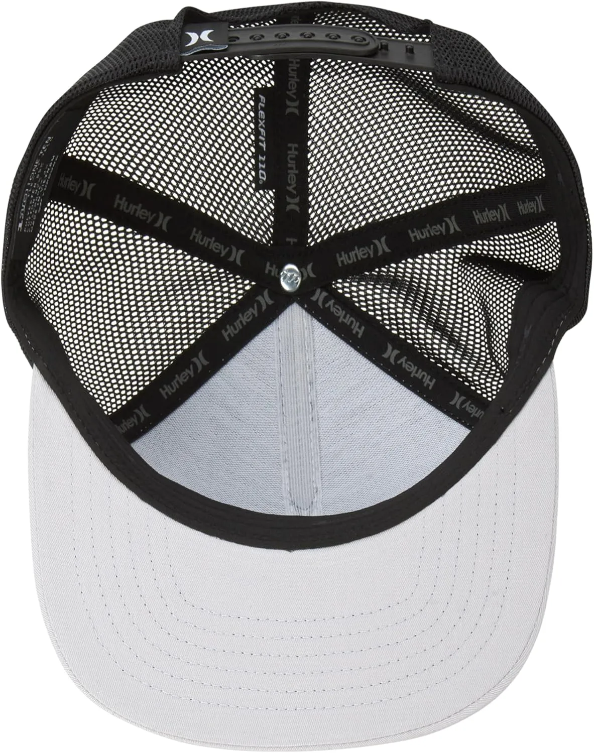 Hurley Mens Caps - Flat Brim Snapback Baseball Cap Standard Trucker Hats for Men