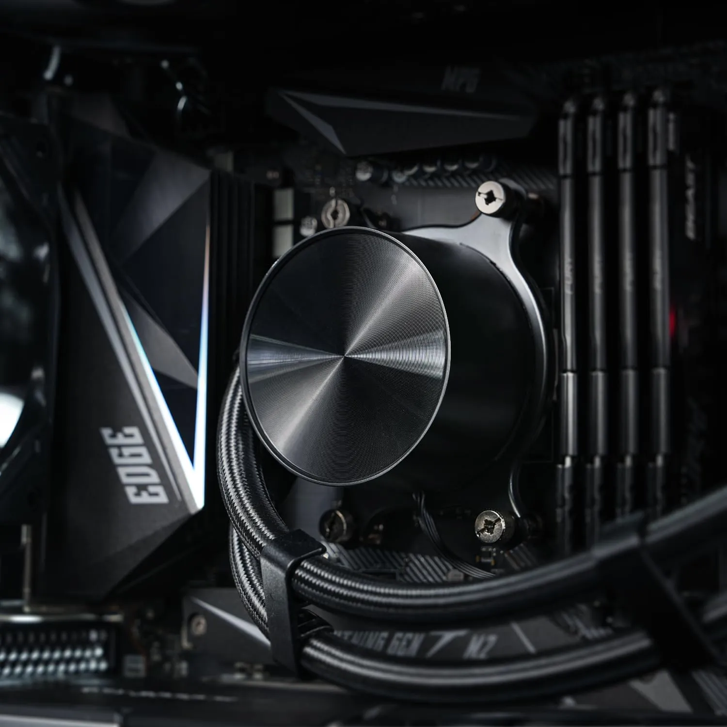 ID-COOLING FX360 PRO Liquid CPU Cooler for Desktop - 360mm AIO Cooler, 3 x 120mm High-efficient Fans, Special CD Pattern Pump Header, Intel & AMD Compatible