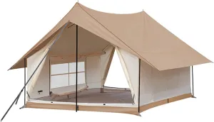 Indian Tent Tipi Outdoor Double Layer Camping Tower Tent Family Camping Tent Yurt Teepee Tent for Outdoor Hiking 3-4 Person