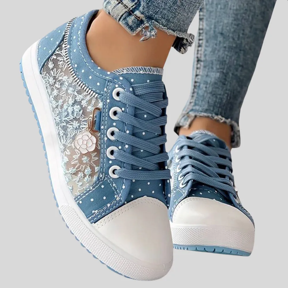 Isolde - Stylish Women's Breathable Mesh Flat Sneakers