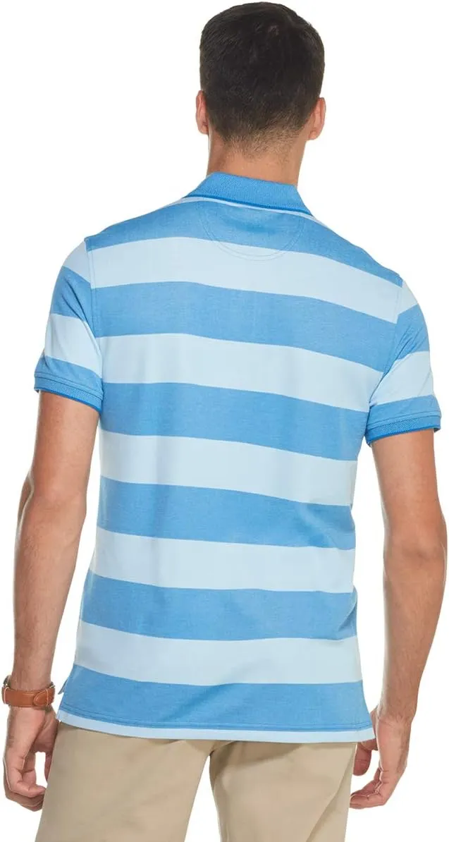 IZOD Big and Tall Advantage Feeder Stripe Short-Sleeve Polo