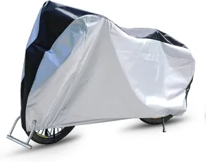 JAHUL Bike Cover Outdoor Storage Waterproof Bicycle Cover, XL UV Rain Snow Wind Dust Proof Heavy Duty Ripstop Material Large Bike Covers for Mountain Road Electric City Beach Cruiser Bike