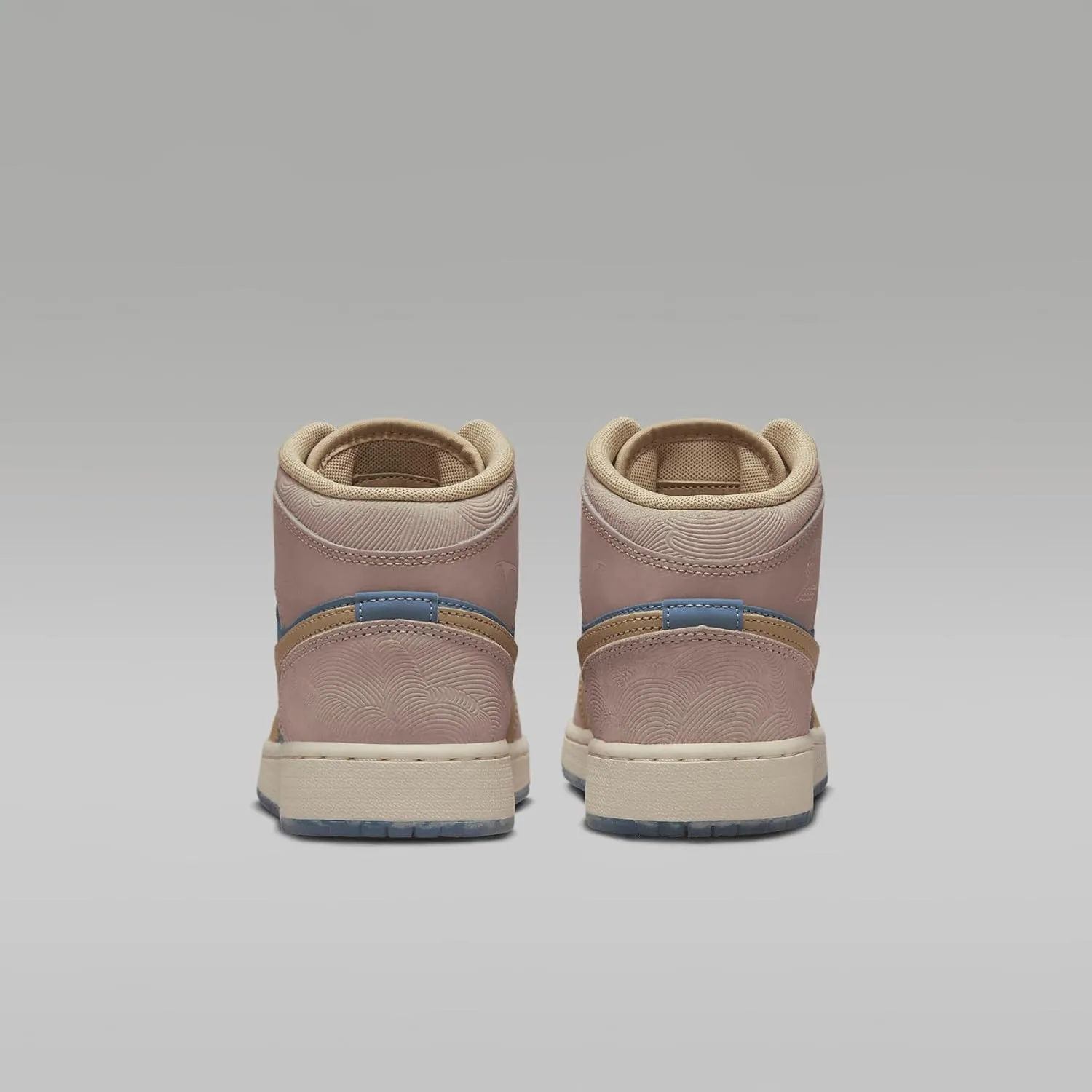 Jordan Big Kid's 1 Mid Aegean Storm/Hemp-Pink Oxford (FN5472 400)