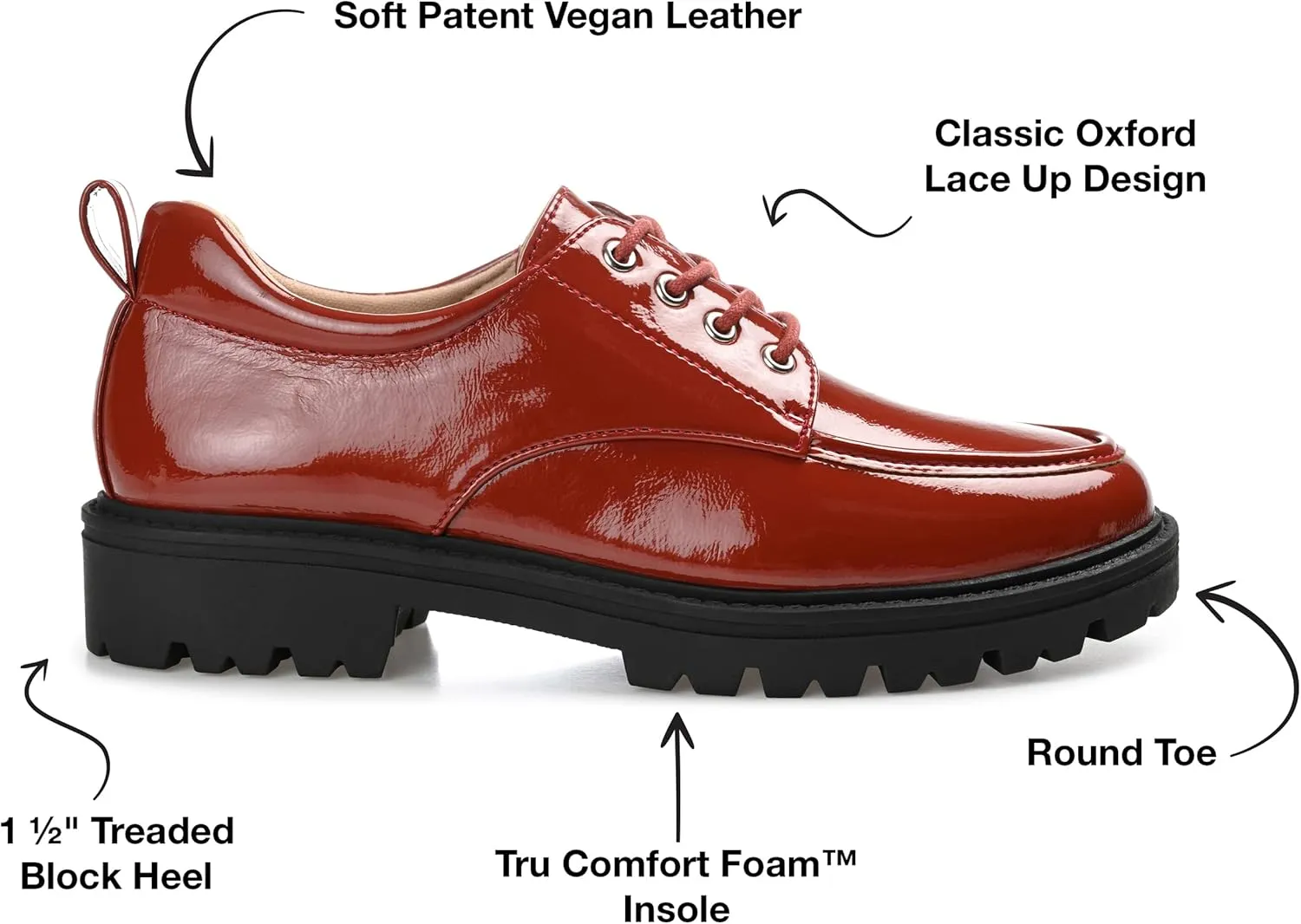 Journee Collection Women's Zina Oxford Flat