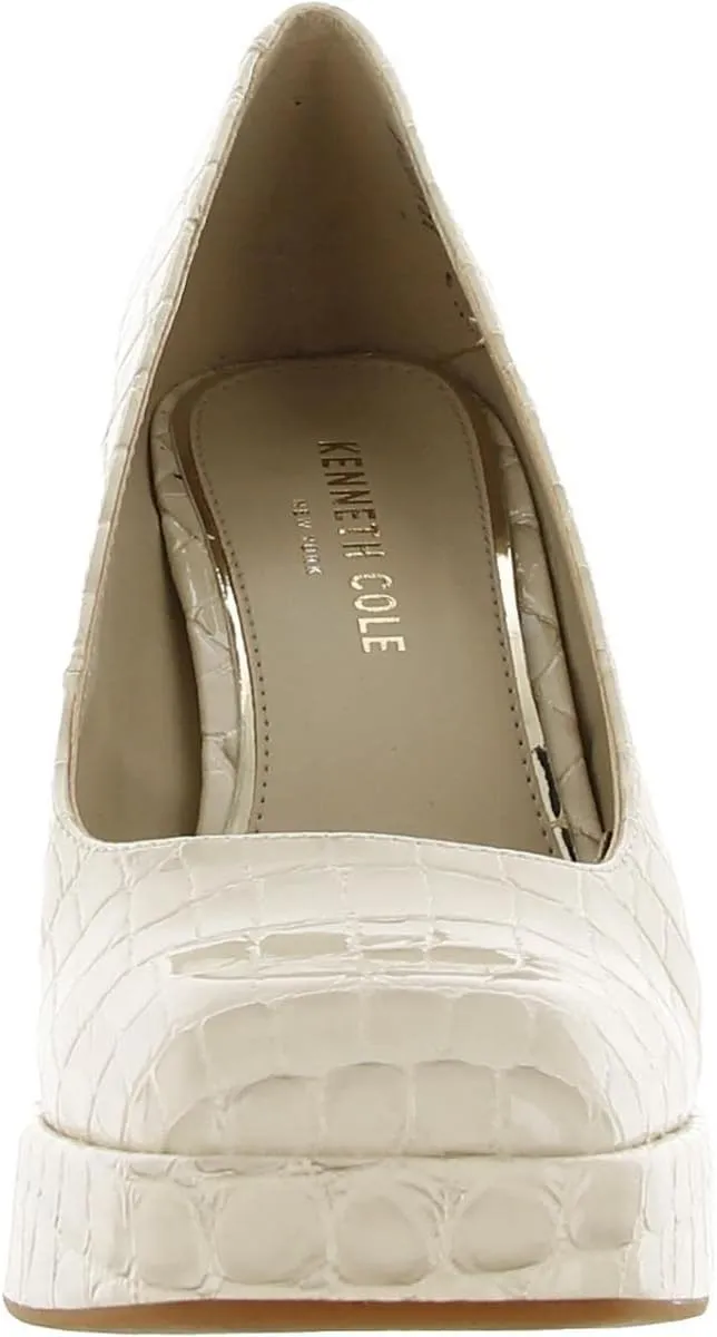 Kenneth Cole New York Womens BRI Pump Block Heel Pumps