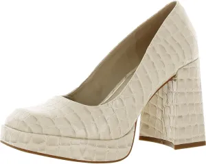 Kenneth Cole New York Womens BRI Pump Block Heel Pumps