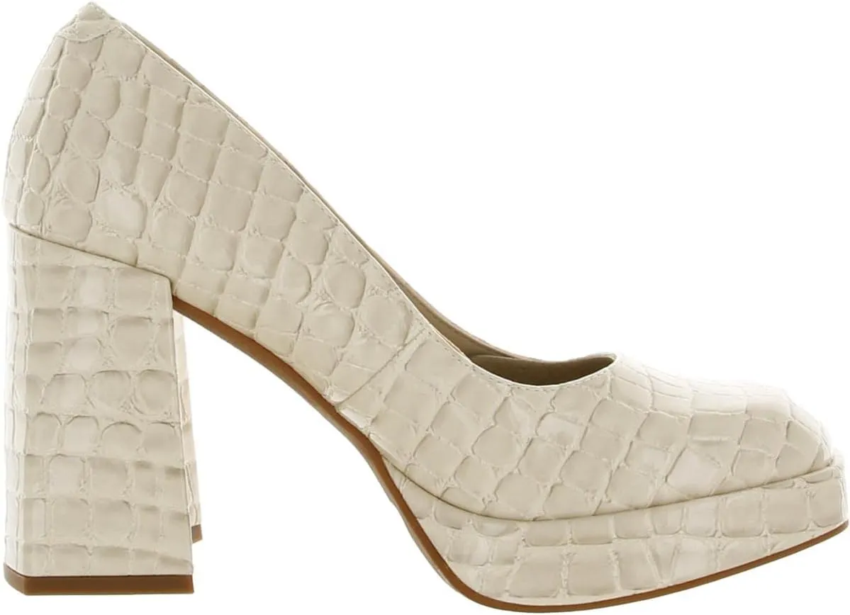 Kenneth Cole New York Womens BRI Pump Block Heel Pumps