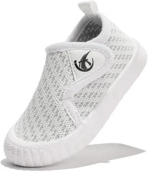kkdom Baby First-Walking Shoes Boys Girls Sneaker Kids Lightweight Breathable Slip On Running Shoes