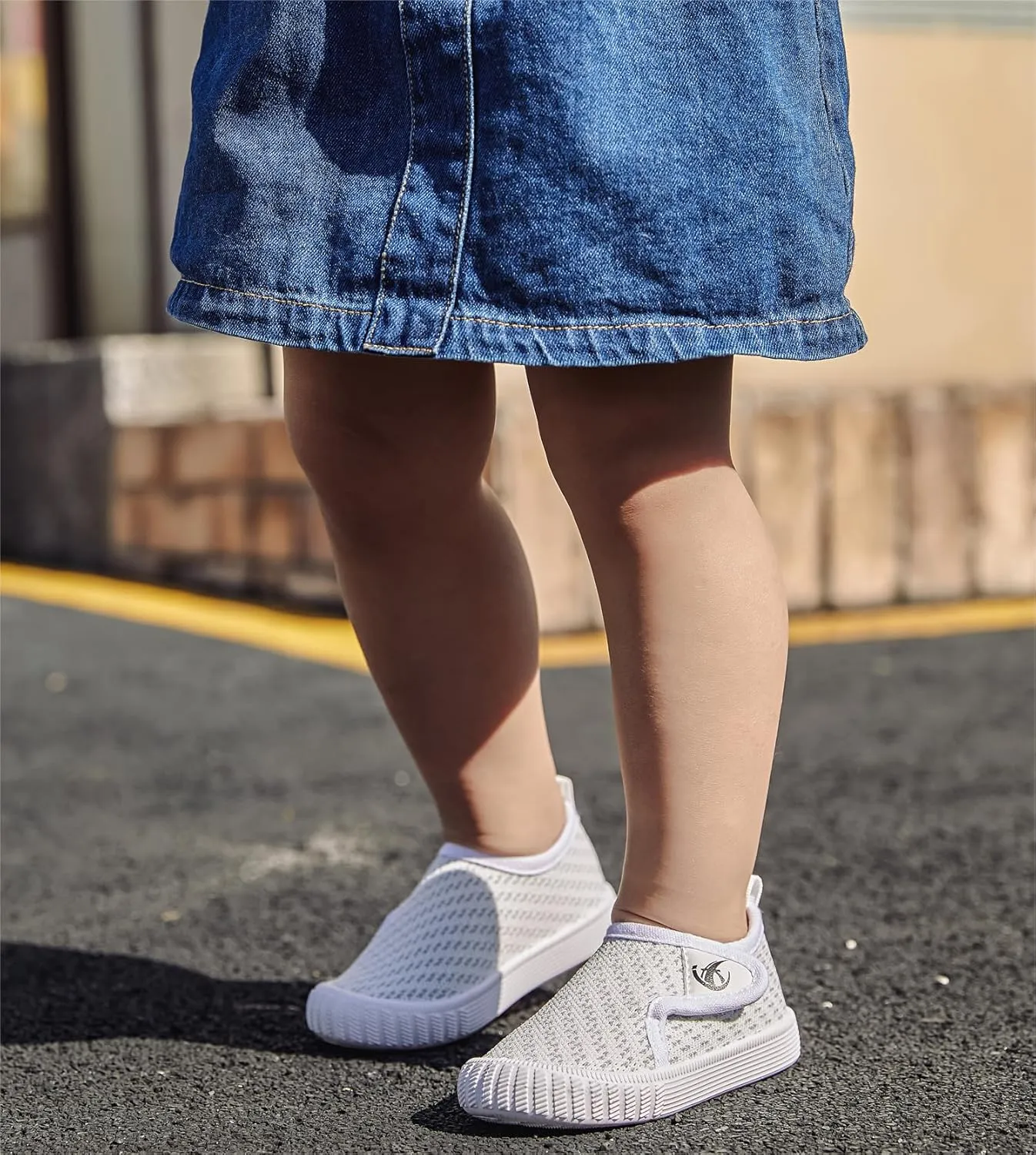 kkdom Baby First-Walking Shoes Boys Girls Sneaker Kids Lightweight Breathable Slip On Running Shoes