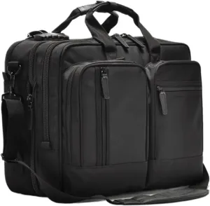Large Mens Shoulder Bag, Oxford Cloth, Versatile Work Bag, Waterproof Messenger Crossbody Bag, Multi-pocket Laptop Briefcase, for Travel Office Business College