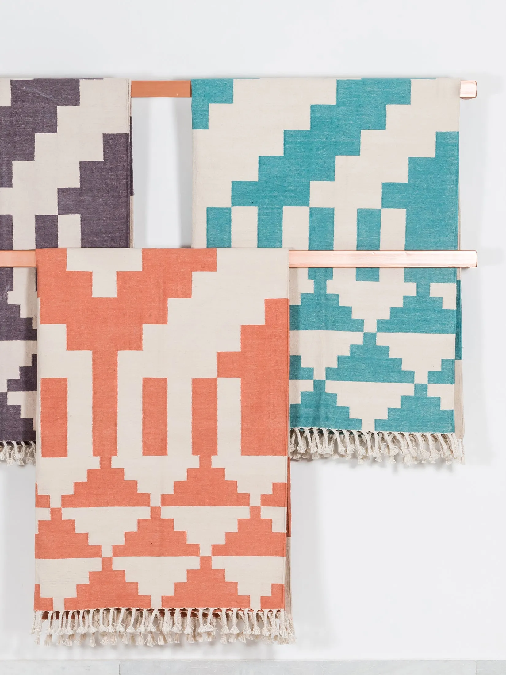 Layla Turquoise Woven Rug