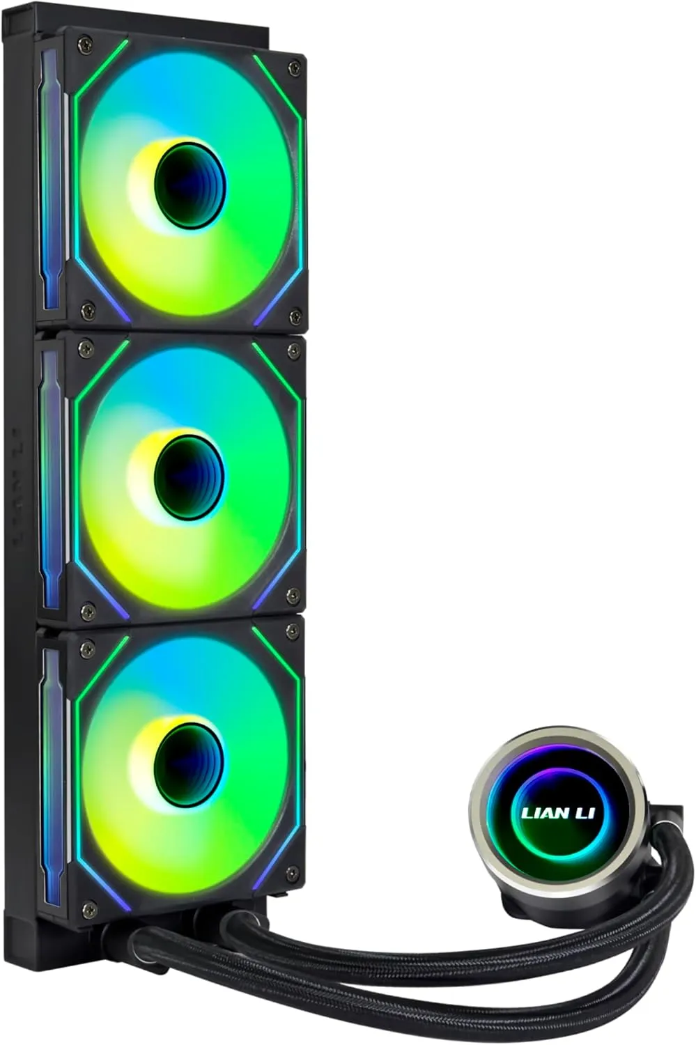 Lian Li Galahad II Trinity 360MM- AIO CPU Liquid Cooler -Pre-Installed ARGB Daisy-chainable Radiator Fans or UNI Fan SL-INF Fans - for Intel® LGA 1700, 1200, 115X, AMD® AM5/AM4 Sockets (GA2T36INB.US)