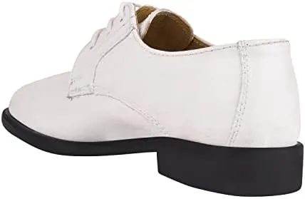 LIBERTYZENO Boys EEL Print Genuine Leather Kids & Toddlers Oxford Dress Shoes for Easter Gift