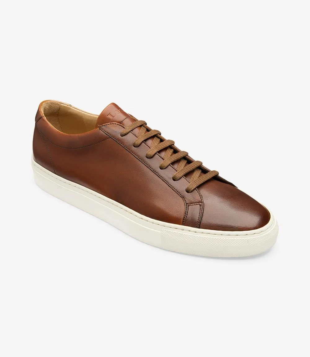 LOAKE SPRINT CHESTNUT SNEAKER RUBBER CUP SOLE F-MEDIUM