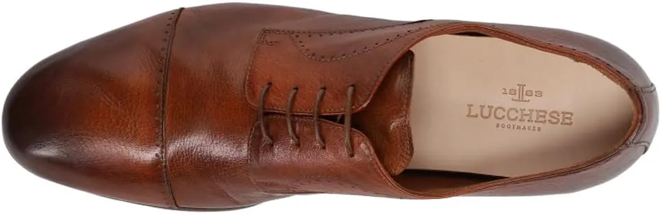Lucchese Womens Brandy Buffalo Oxford Flats - Brown