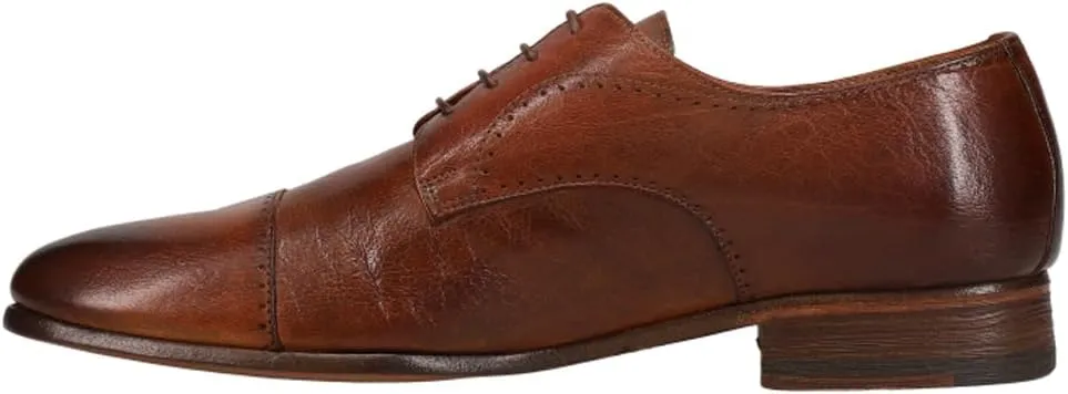 Lucchese Womens Brandy Buffalo Oxford Flats - Brown