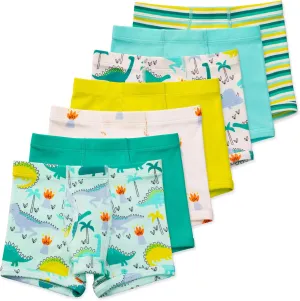 Lucky & Me | Nolan Boy Boxer Brief Underwear | 100% Organic Cotton | 7-Pack