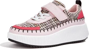 LUCKY STEP Kid's Glitter Running Sneaker Sparkly Braided Shiny Bling Princess Shoes School Athletic Walking Shoes for Children/Boys/Girls