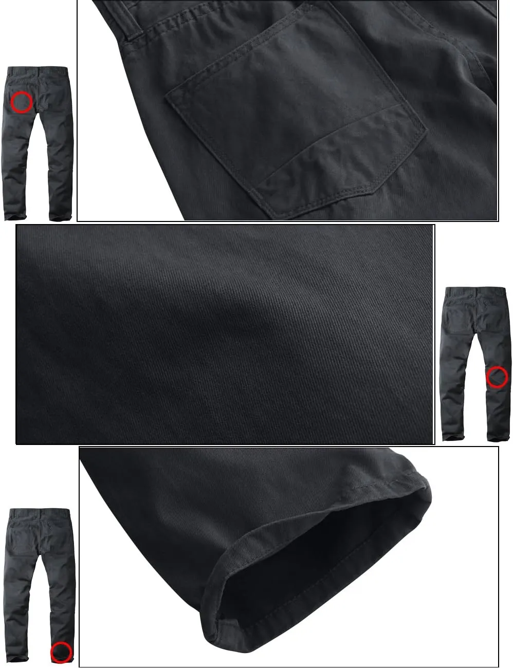 Match Men's Casual Wild Cargo Pants Outdoors Work Wear #6531