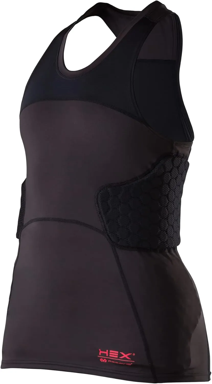 McDavid Wm's HEX 3-Pad Tank Black XS