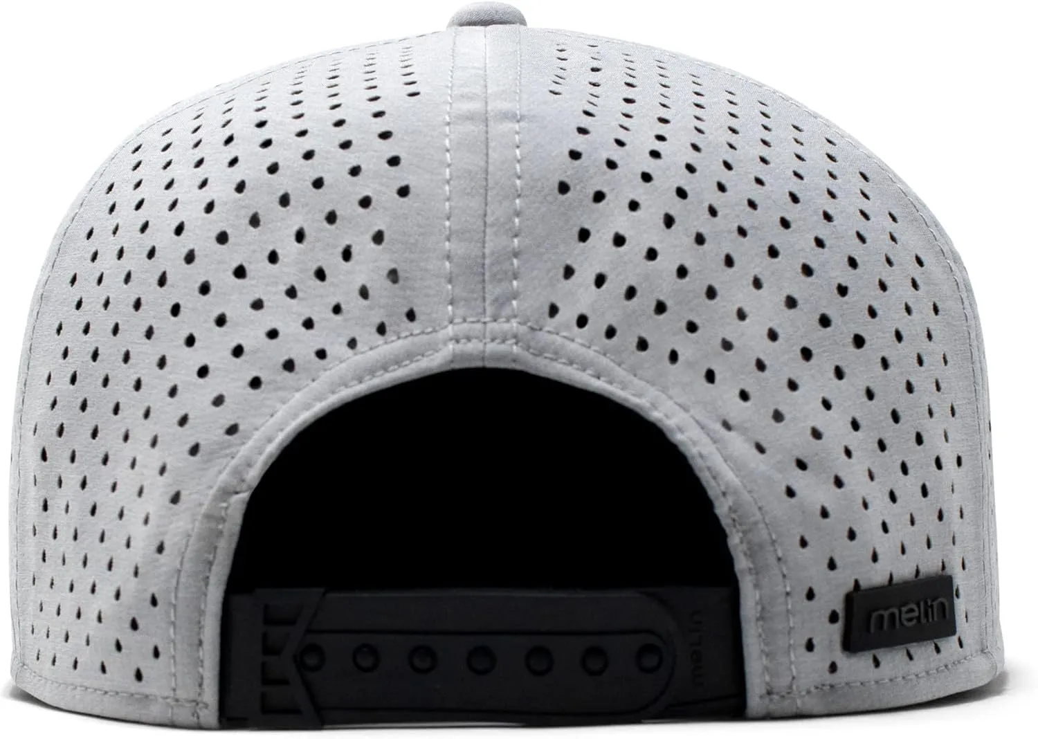 melin Trenches Icon Hydro, Performance Snapback Hat, Water-Resistant Flat Bill Caps for Men & Women, Golf, Running or Workout