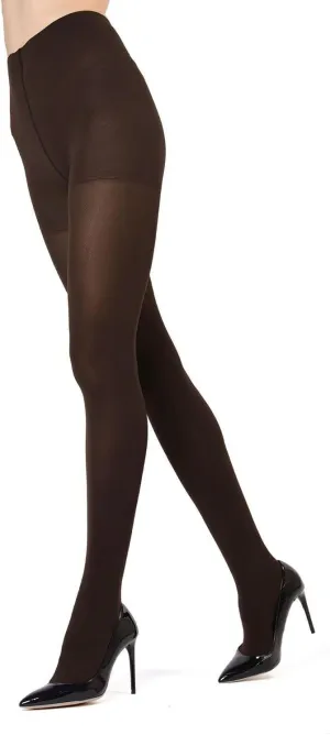 MeMoi Completely Opaque Control Top Tights for Women, Comfortable Control Top Tights, 80 Denier - Sizes Small to Q2