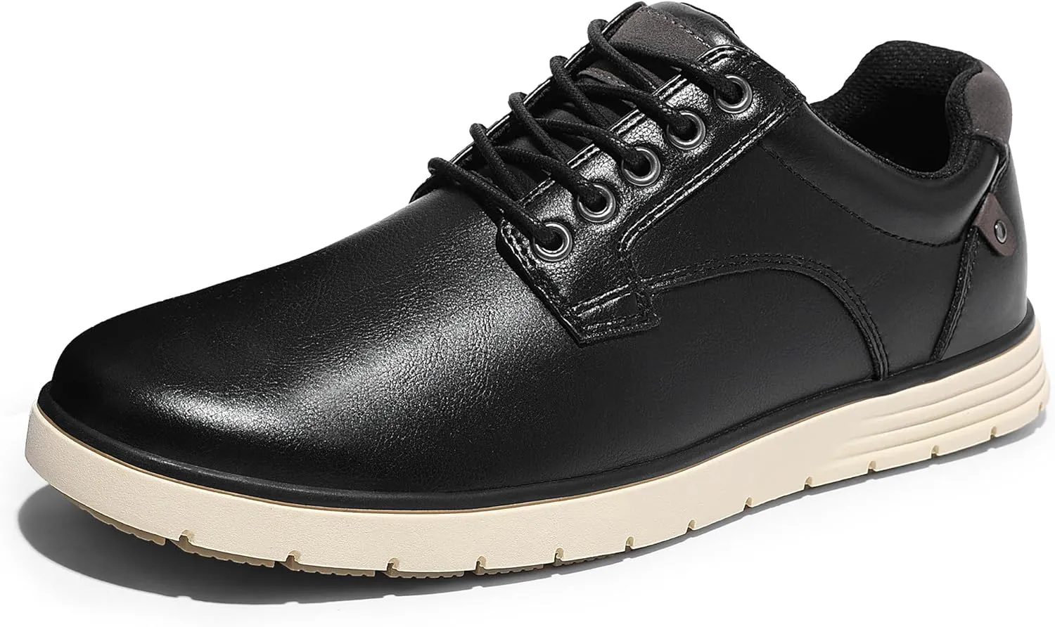 Men's Casual Dress Sneakers Lace Up Formal Oxfords Dress Shoes for Men Slip-on Comfortable Brown Shoes for Bussiness/Travel/Work