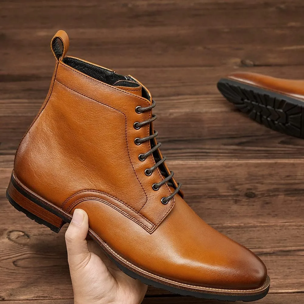 Mens Chukka Dress Boots Oxford Boots for Men