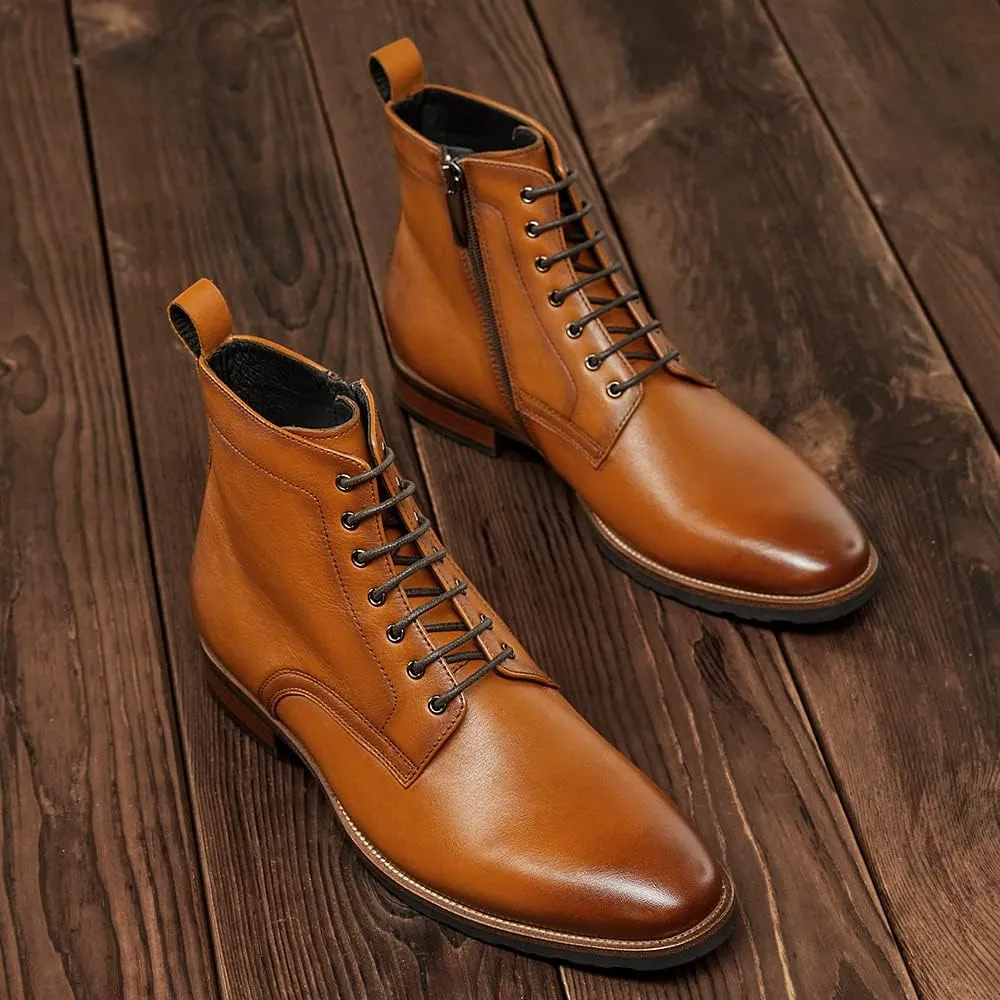 Mens Chukka Dress Boots Oxford Boots for Men