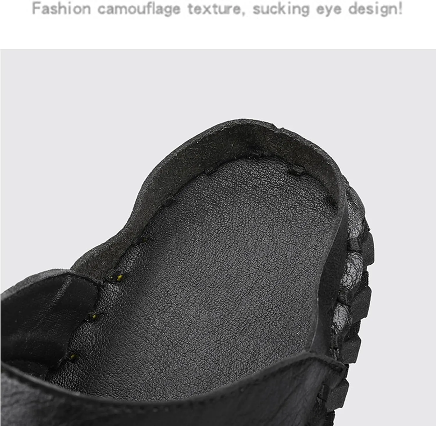 Men's Closed Flat Slippers Mesh Hollow Breathable Handmade Muller Clogs Leisure Outdoor Sports Walking Beach Waterproof Sandals
