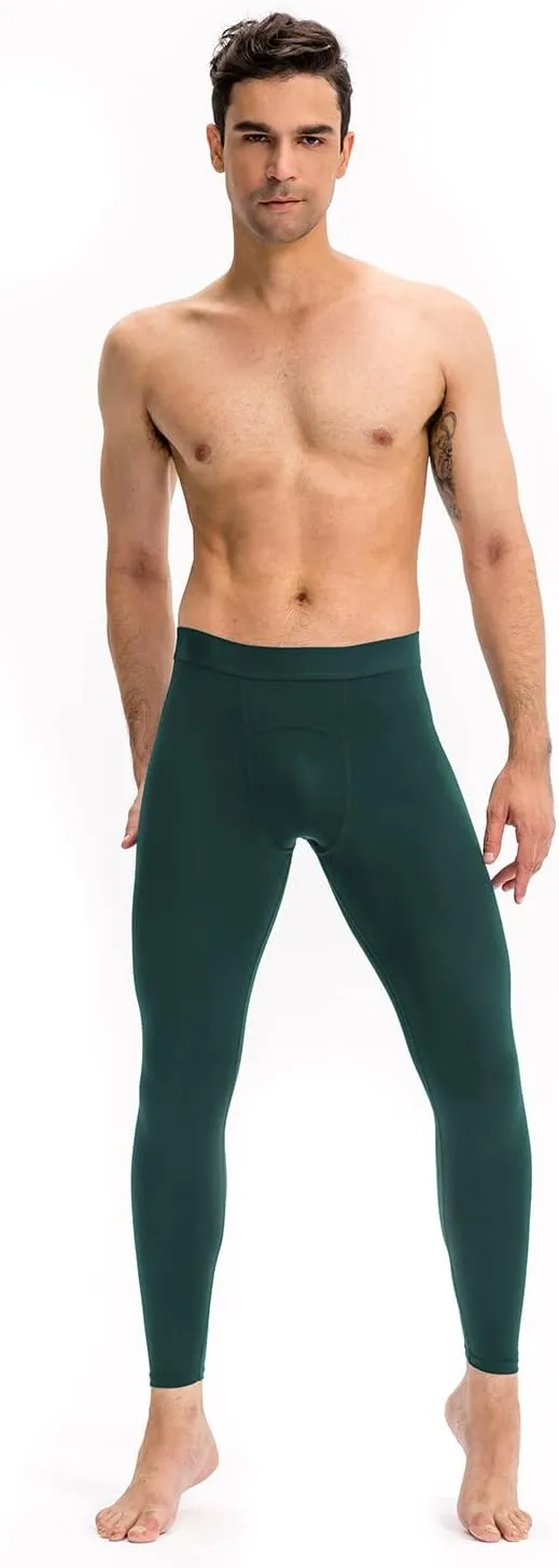 Men's Compression Pants Cool Dry Athletic Workout Leggings Sports Running Active Tights Base Layer