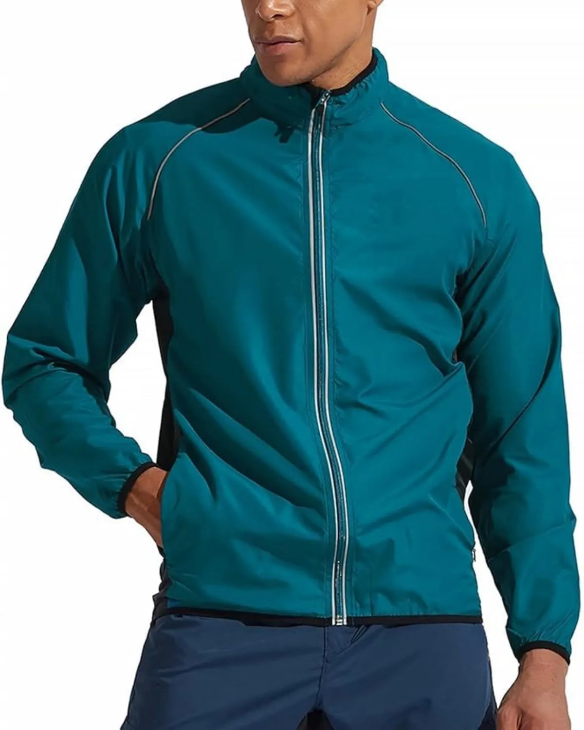 Men's Cycling Bike Jacket Long Sleeve Mountain Running Biking Motorcycle Bicycle Windbreaker Fishing Coats