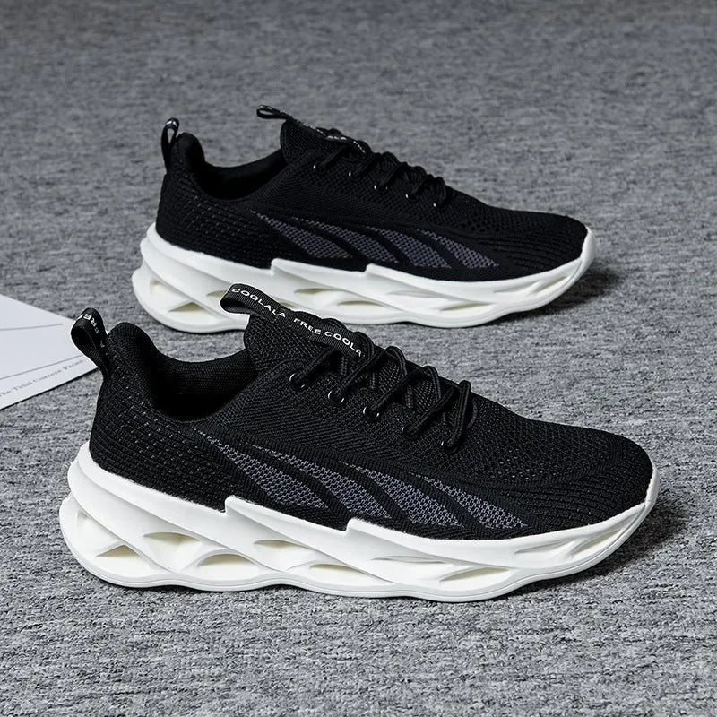 Mens Fashion Breathable Mesh Running Sports Shoes