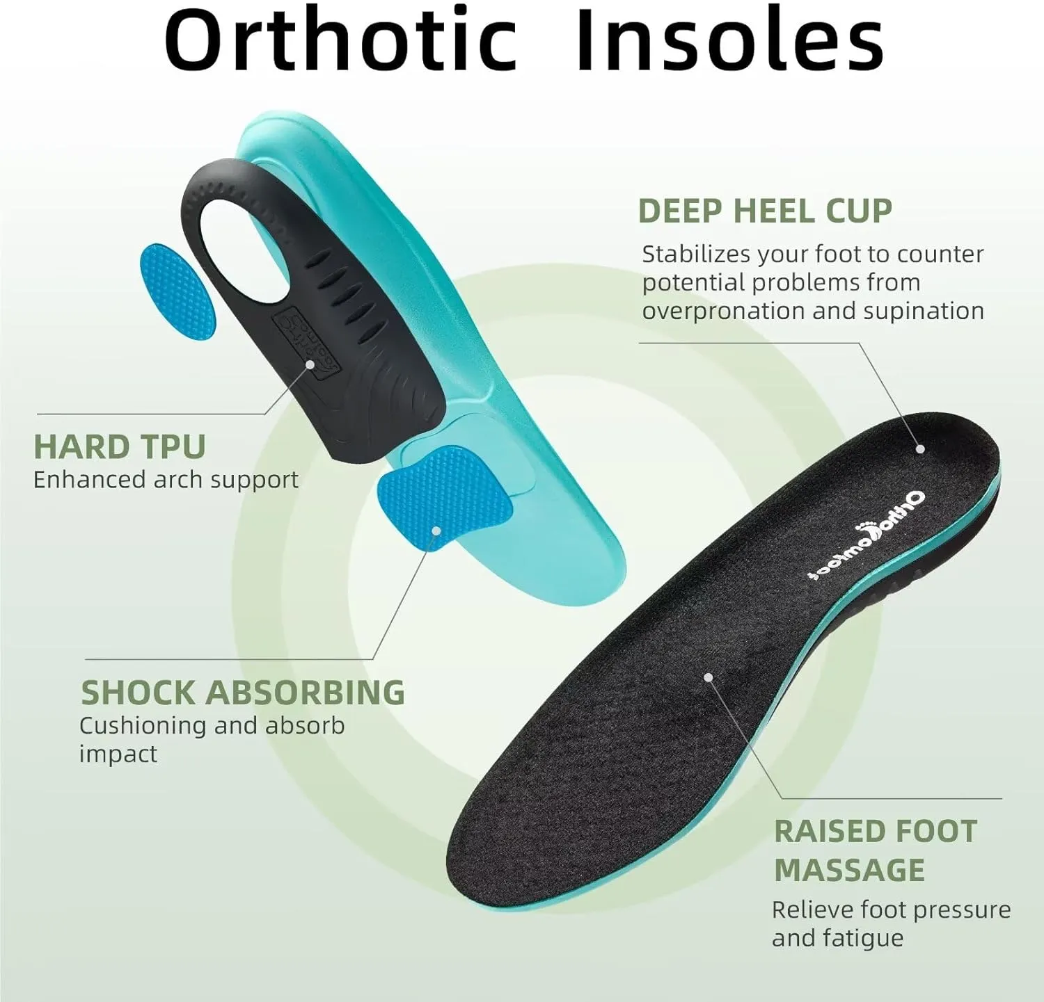 Men's Orthopedic Leather Dress Walking Shoes: Comfortable Plantar Fasciitis Oxford with Arch Support, Orthotic Casual Business Flat Feet Work Shoes for Foot and Heel Pain Relief