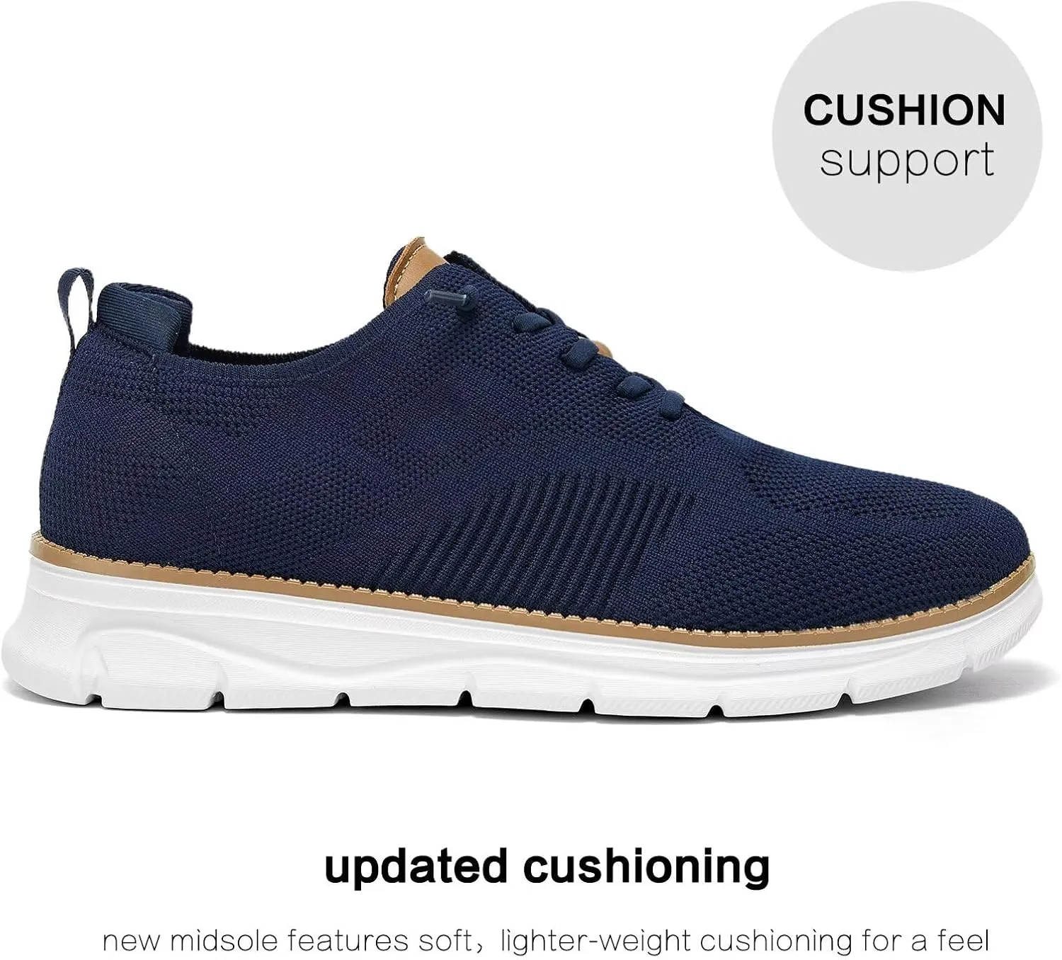 Mens Oxfords Lace-Up Lightweight Casual Walking Shoes Mesh Sneakers Dress Shoes Fashion Shoes