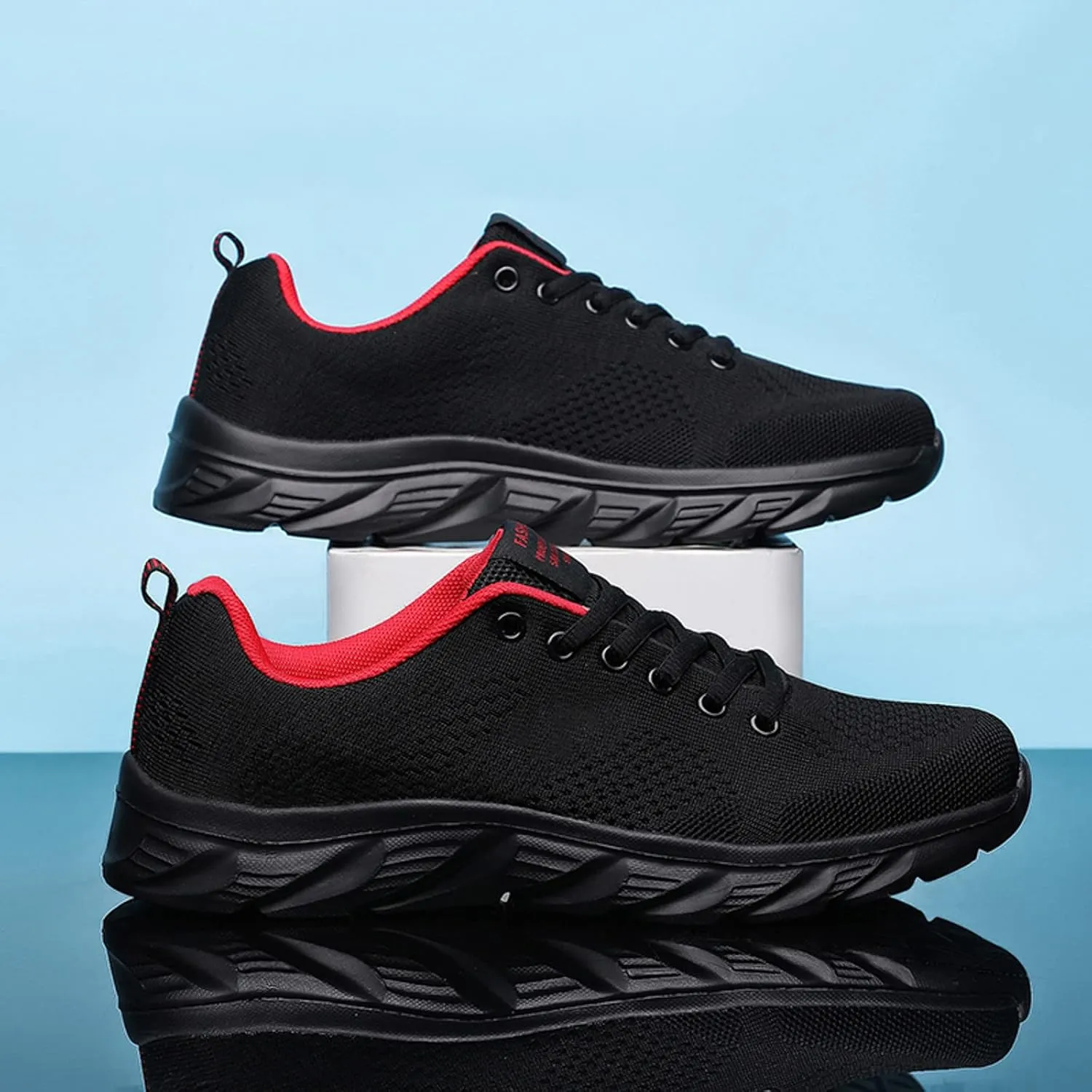Men's Stretch Memory Foam Shoes Breathable Casual Comfortable Walking Sneaker Men's Sport Breathable Mesh Shoes