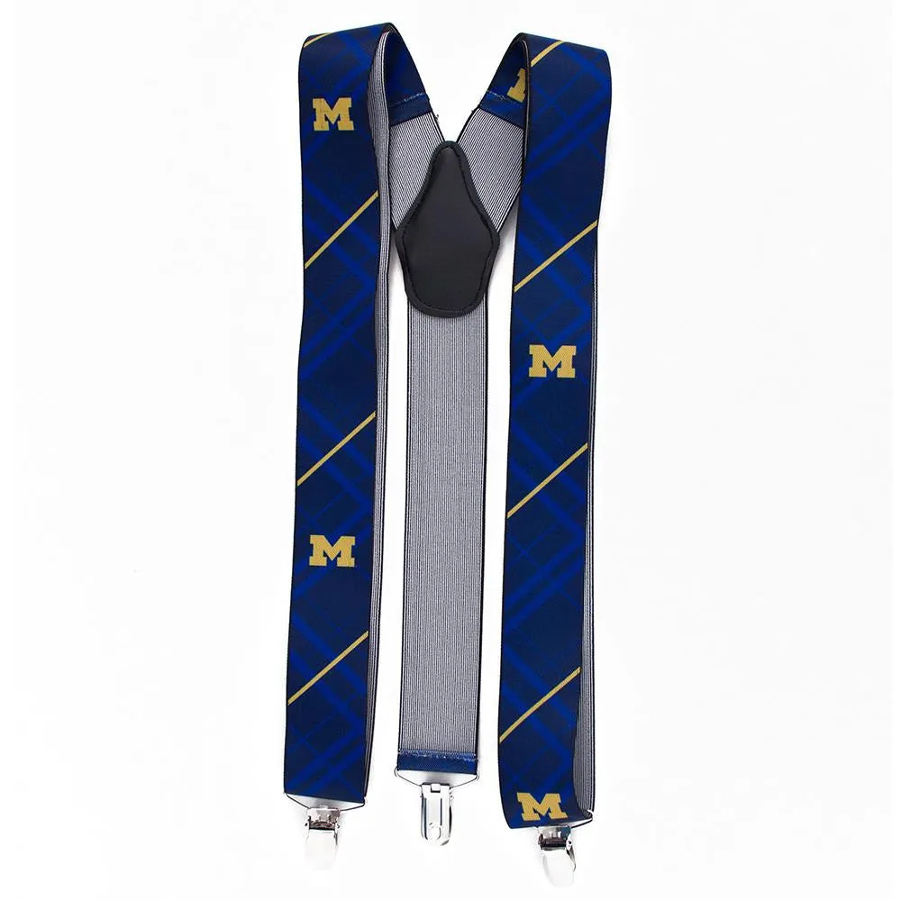 Michigan Wolverines Ncaa Oxford Mens Suspenders