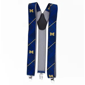 Michigan Wolverines Ncaa Oxford Mens Suspenders