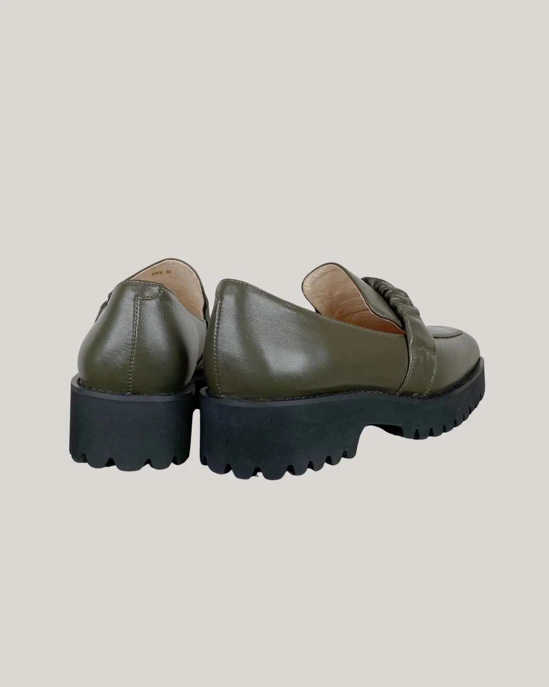 Mila Raine Boom Olive Leather