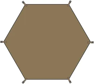 Naturehike Quarter/Hexagonal Camping Tent Canopy Sun Shade,Outdoor Tent for Camping,Fishing,Picnics, Canopy Available with Ground Cloth,Door Curtains,Tent Connector