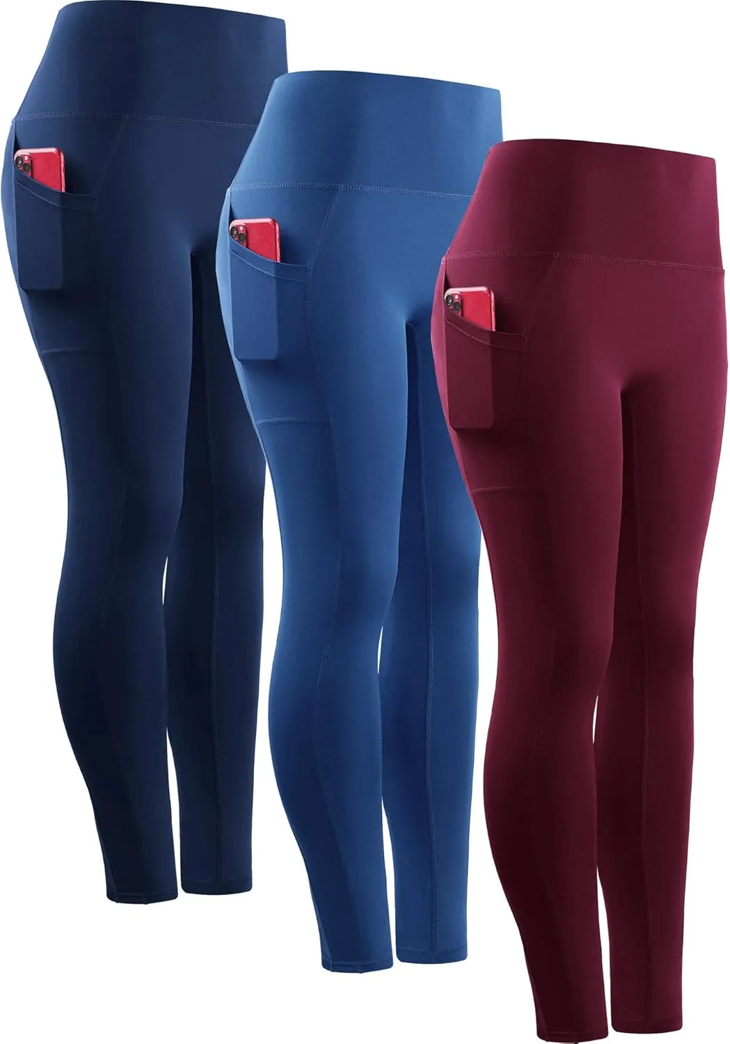 NELEUS Women's Yoga Pant Tummy Control High Waist Running Leggings with Pocket