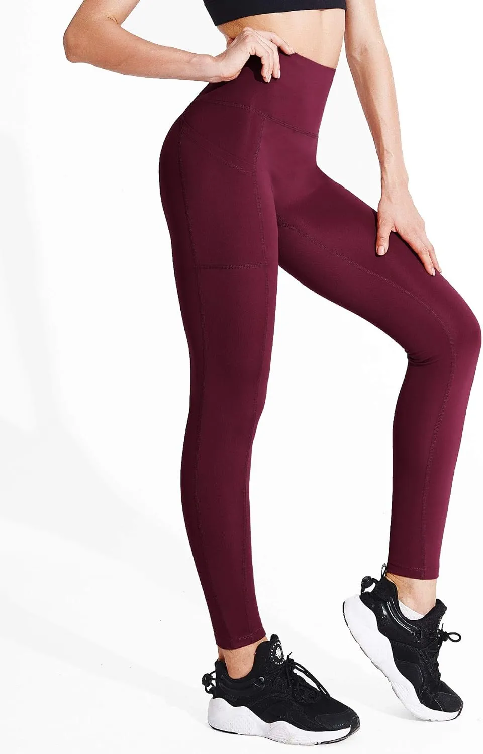 NELEUS Women's Yoga Pant Tummy Control High Waist Running Leggings with Pocket