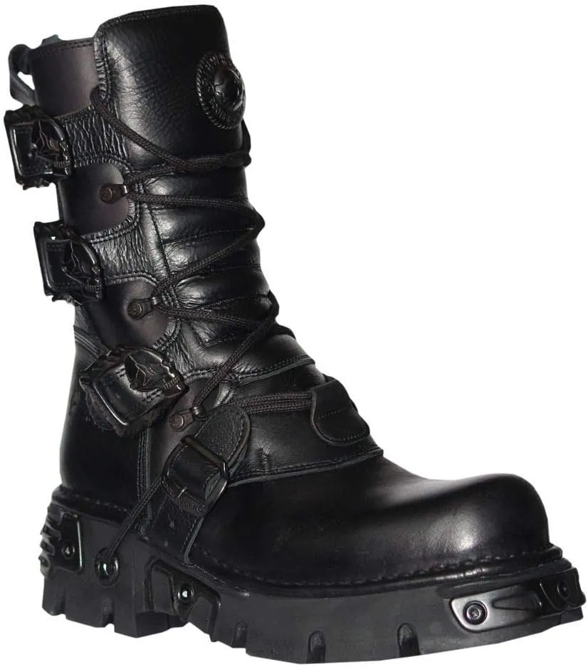 New Rock mens Combat Boots