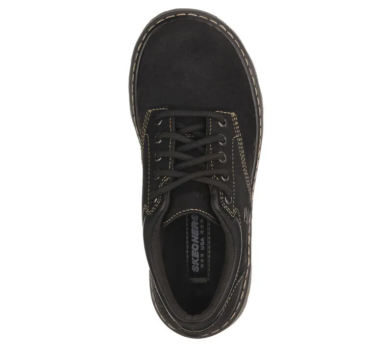 NEW Women's SKECHERS PARTIES - MATE Black LEATHER Shoes AUTHENTIC IN BOX
